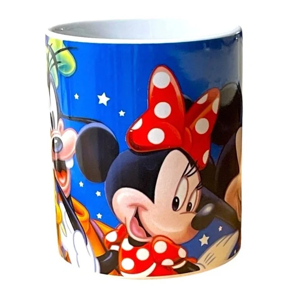 DISNEY #1 Grandpa coffee mug Classic Characters Mickie Minnie Goofy Pluto Donald - Picture 4 of 14